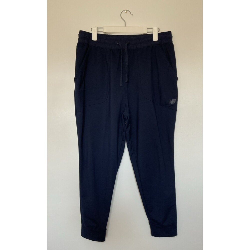 New Balance Dry Training Knit Track Gym Mens Pants Eclipse Blue Size M